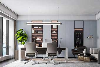 上饶轻奢风格-书房