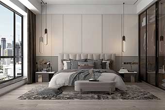 上饶现代风格-卧室