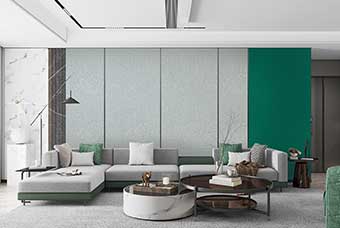 上饶轻奢风格-客厅