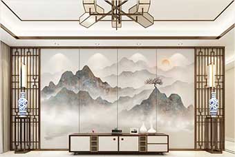 上饶森佰汇航空纤维（山水画系列）