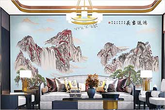 上饶森佰汇航空纤维墙咔(鸿运当头)